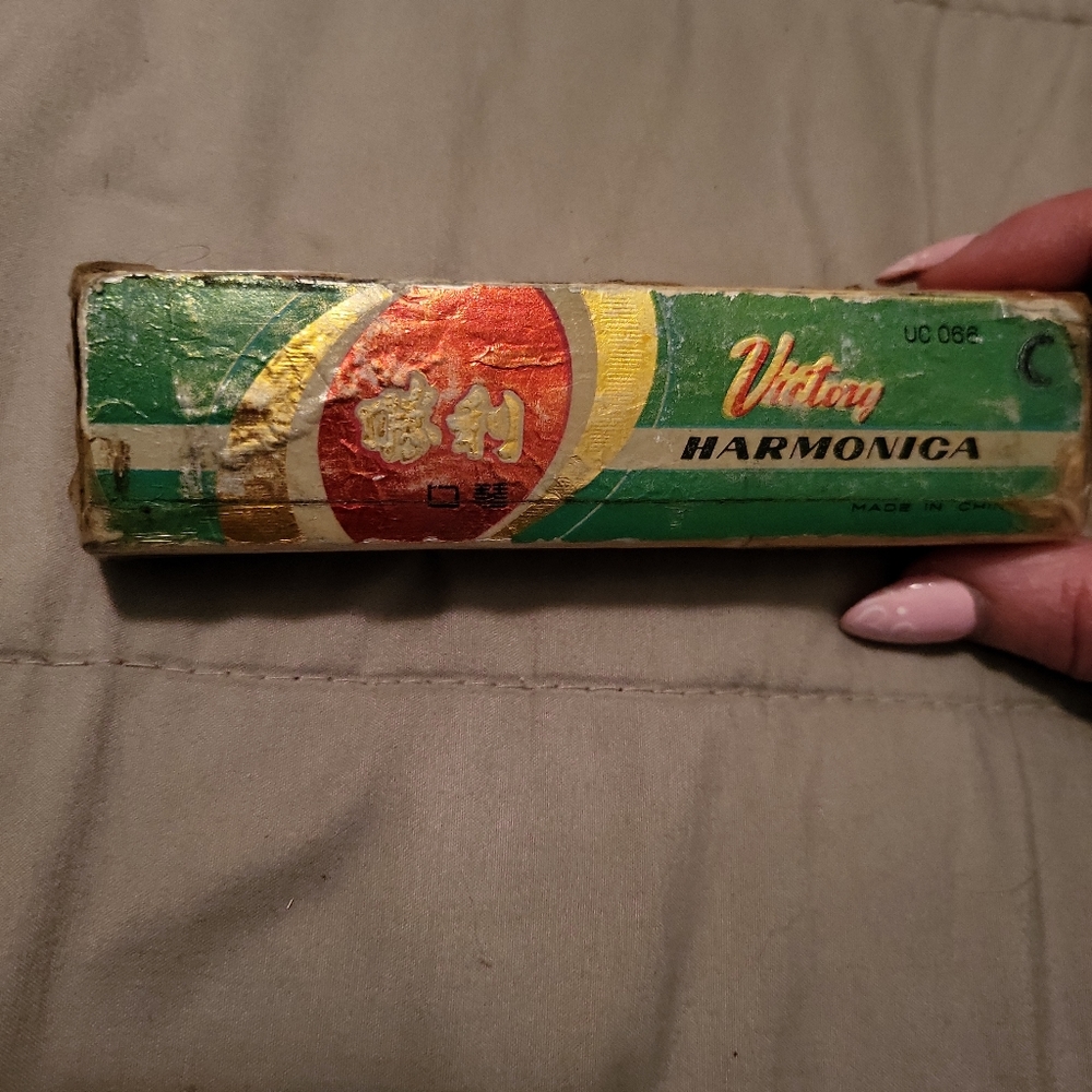 Autographed Vintage Victory Harmonica